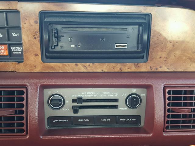 1G1BN53EXNW100814 - 1992 CHEVROLET CAPRICE CL 勃艮第红 照片 9