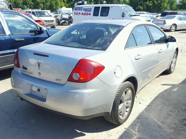 1G2ZH558464239911 - 2006 PONTIAC G6 GT SILVER photo 4