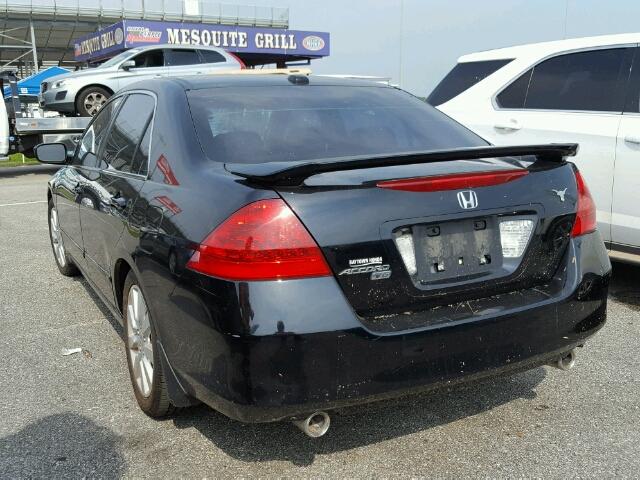 1HGCM66817A007157 - 2007 HONDA ACCORD EX BLACK photo 3