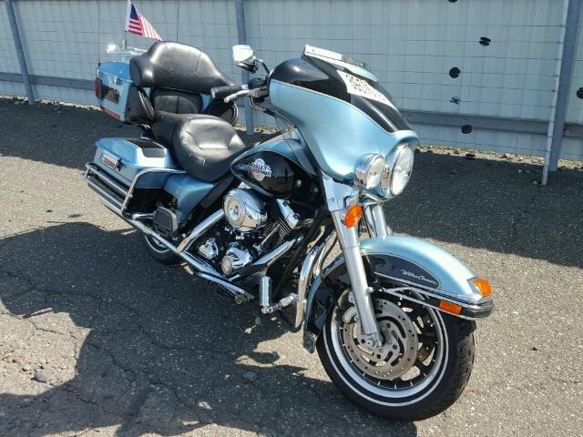 1HD1FC4187Y603943 - 2007 HARLEY-DAVIDSON FLHTCUI BLUE photo 1