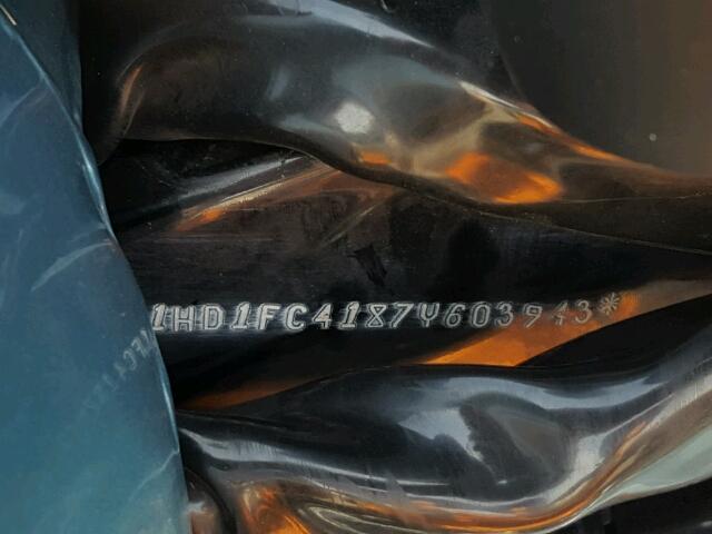 1HD1FC4187Y603943 - 2007 HARLEY-DAVIDSON FLHTCUI BLUE photo 10