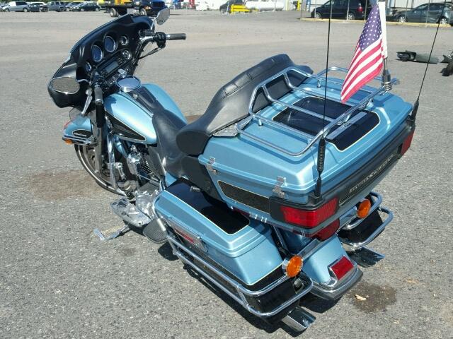 1HD1FC4187Y603943 - 2007 HARLEY-DAVIDSON FLHTCUI BLUE photo 3