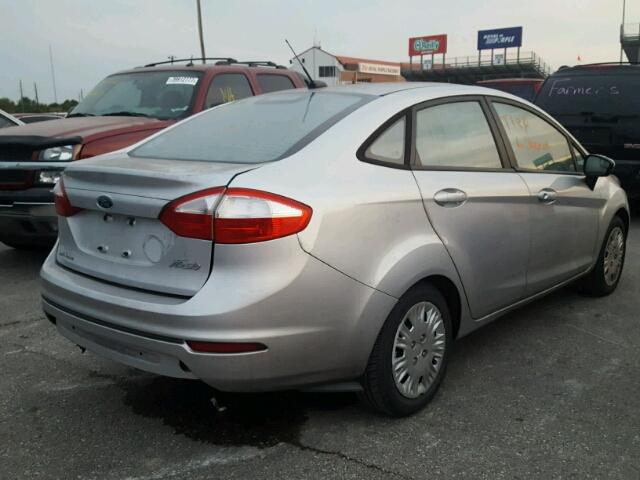 3FADP4AJ6EM120519 - 2014 FORD FIESTA S SILVER photo 4