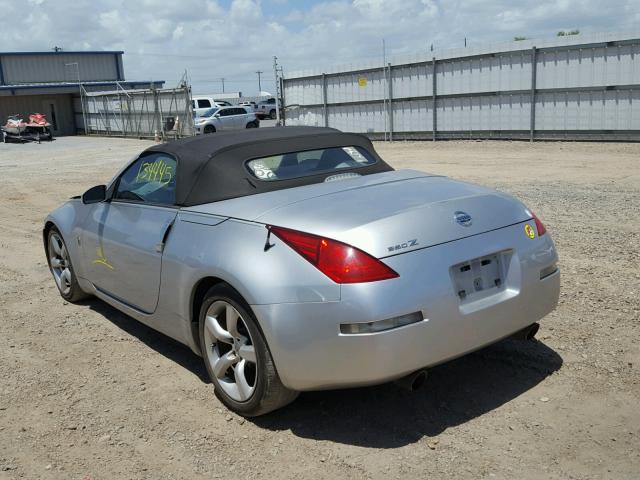 JN1AZ36A25M753589 - 2005 NISSAN 350Z ROADS SILVER photo 3