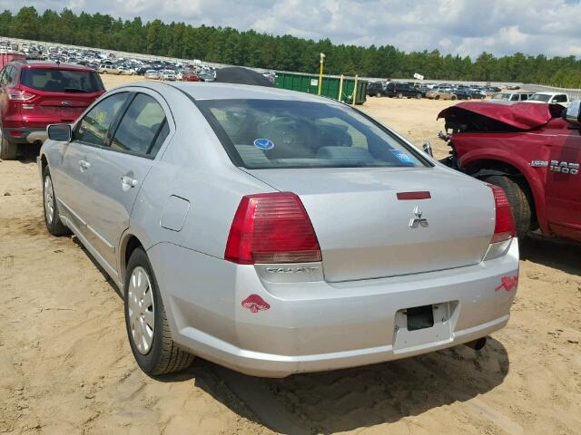 4A3AB36F16E062317 - 2006 MITSUBISHI GALANT ES SILVER photo 3