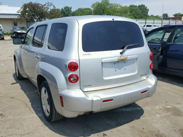 3GNCA13B39S602644 - 2009 CHEVROLET HHR LS SILVER photo 3