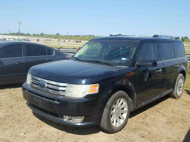 2FMDK52C29BA24243 - 2009 FORD FLEX SEL BLUE photo 2