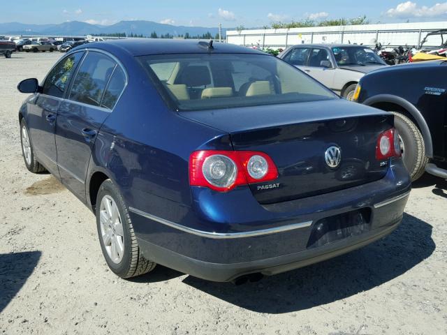 WVWEK73C46P079137 - 2006 VOLKSWAGEN PASSAT 2.0 BLUE photo 3