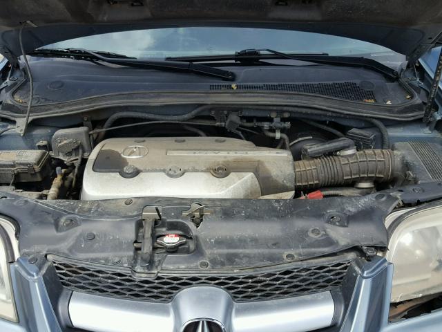 2HNYD18205H554154 - 2005 ACURA MDX TEAL photo 7