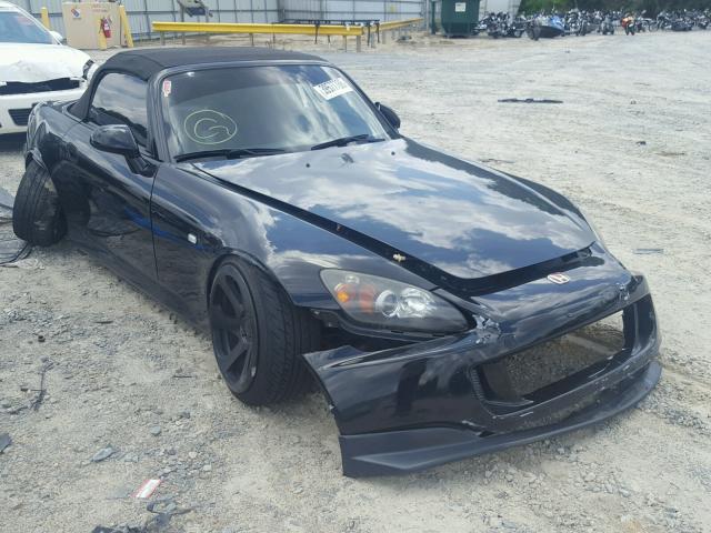 JHMAP21474T003512 - 2004 HONDA S2000 BLACK photo 1