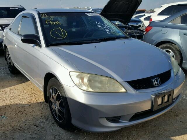 1HGEM22575L075543 - 2005 HONDA CIVIC SILVER photo 1