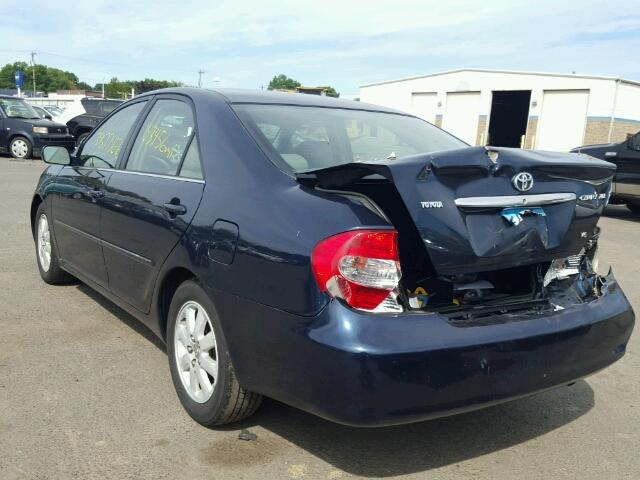 4T1BF30K73U061672 - 2003 TOYOTA CAMRY LE BLUE photo 3