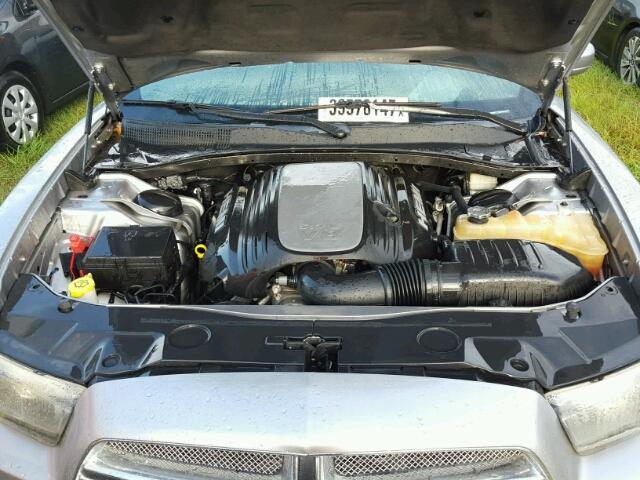 2C3CDXCT3DH692910 - 2013 DODGE CHARGER GRAY photo 7