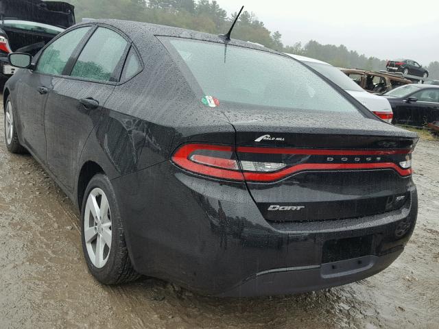 1C3CDFBB5FD123561 - 2015 DODGE DART SXT BLACK photo 3