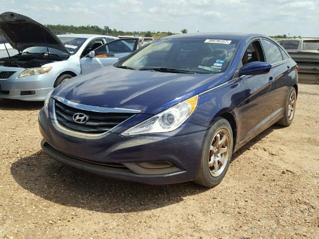 5NPEB4AC3BH209478 - 2011 HYUNDAI SONATA GLS BLUE photo 2