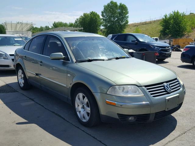 WVWRH63B62P344510 - 2002 VOLKSWAGEN PASSAT GLX GREEN photo 1
