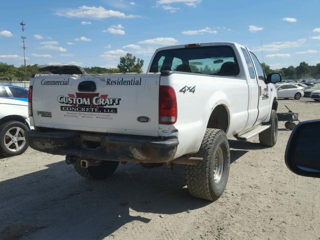 1FTNX21L94EC43644 - 2004 FORD F250 SUPER WHITE photo 4