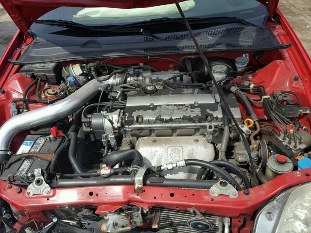 JHMBB61401C004328 - 2001 HONDA PRELUDE RED photo 7