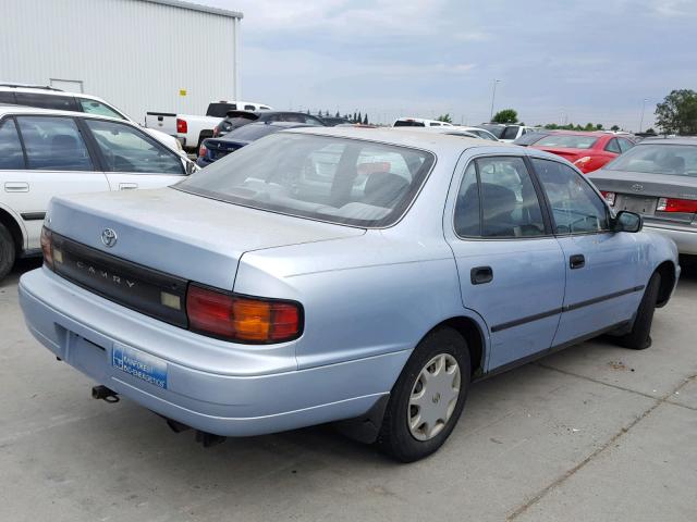 4T1SK11E6NU138351 - 1992 TOYOTA CAMRY DLX BLUE photo 4