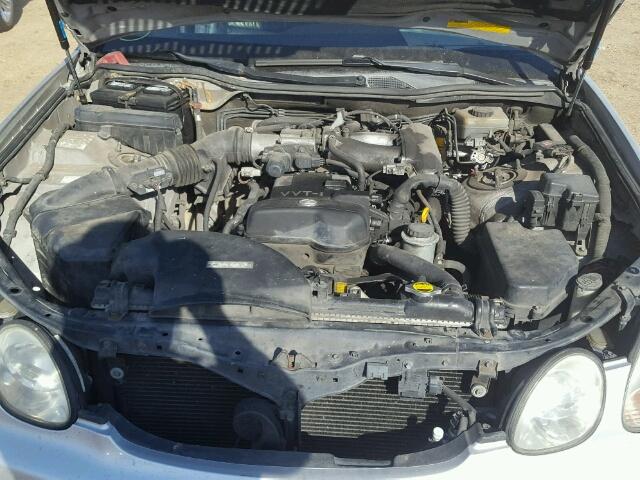 JT8BD68S6W0021044 - 1998 LEXUS GS 300 SILVER photo 7