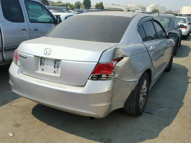 JHMCP26468C064938 - 2008 HONDA ACCORD LXP SILVER photo 4