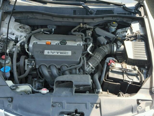 JHMCP26468C064938 - 2008 HONDA ACCORD LXP SILVER photo 7