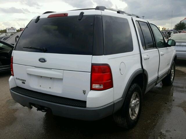 1FMZU63W12UA63940 - 2002 FORD EXPLORER WHITE photo 4