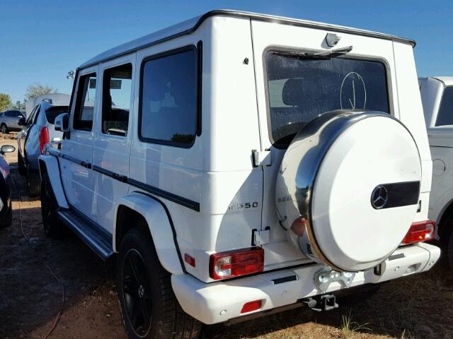 WDCYC3KF3HX263528 - 2017 MERCEDES-BENZ G WHITE photo 3