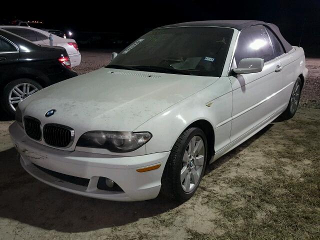 WBABW33445PL39976 - 2005 BMW 325 WHITE photo 2