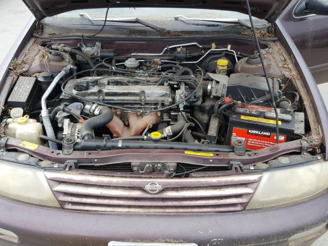 1N4BU31D8VC280083 - 1997 NISSAN ALTIMA XE MAROON photo 7