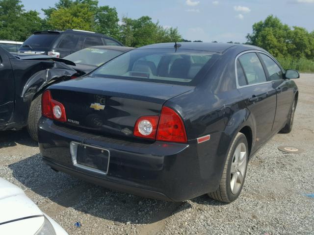 1G1ZB5EB6AF263609 - 2010 CHEVROLET MALIBU LS BLACK photo 4