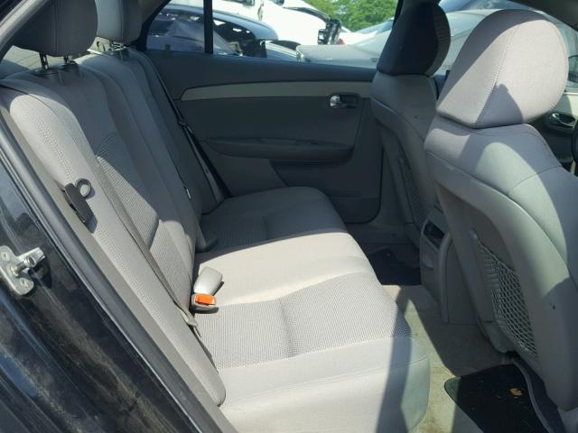 1G1ZB5EB6AF263609 - 2010 CHEVROLET MALIBU LS BLACK photo 6