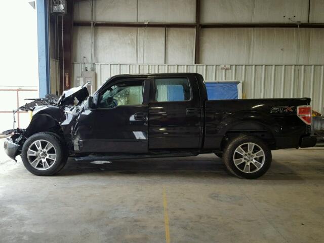 1FTFW1CF5EKF72305 - 2014 FORD F150 SUPER BLACK photo 10