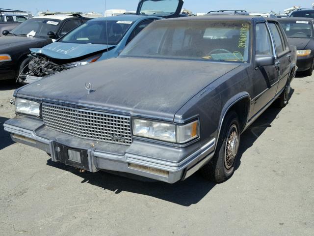 1G6CB5188H4250893 - 1987 CADILLAC FLEETWOOD GRAY photo 2