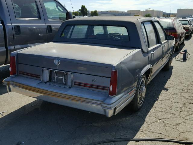 1G6CB5188H4250893 - 1987 CADILLAC FLEETWOOD GRAY photo 4