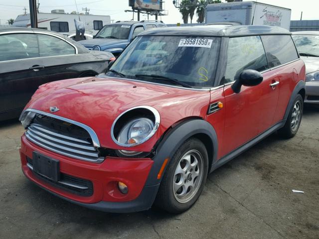 WMWZF3C55ET493384 - 2014 MINI COOPER CLU RED photo 2