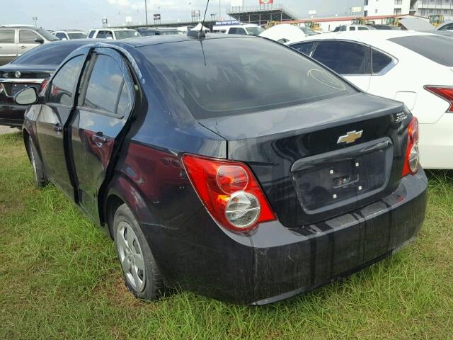 1G1JA5SHXF4215459 - 2015 CHEVROLET SONIC LS Սև լուսանկար 3