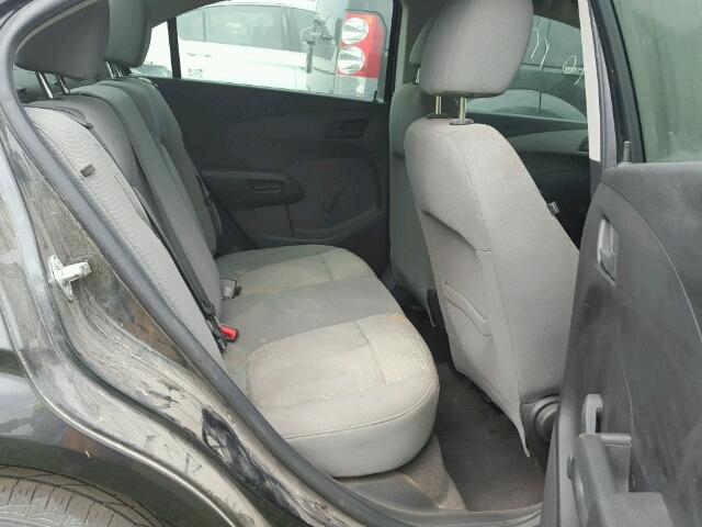 1G1JA5SHXF4215459 - 2015 CHEVROLET SONIC LS Սև լուսանկար 6
