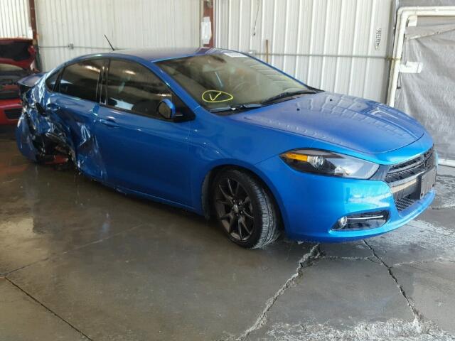 1C3CDFBB0FD298509 - 2015 DODGE DART SXT BLUE photo 1