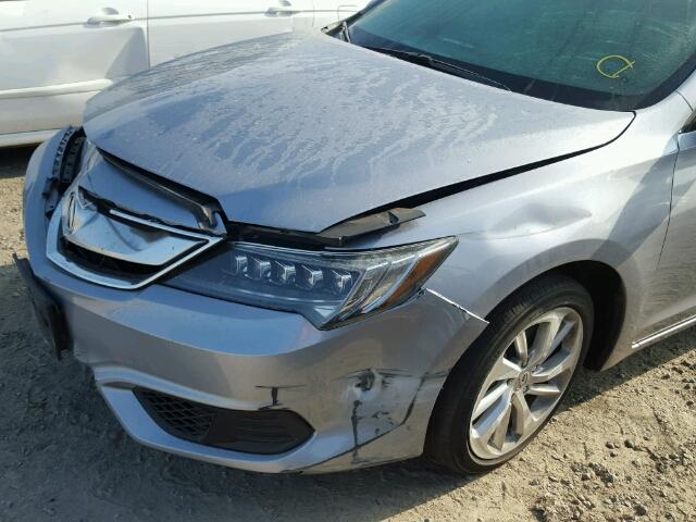 19UDE2F35GA008570 - 2016 ACURA ILX BASE SILVER photo 9