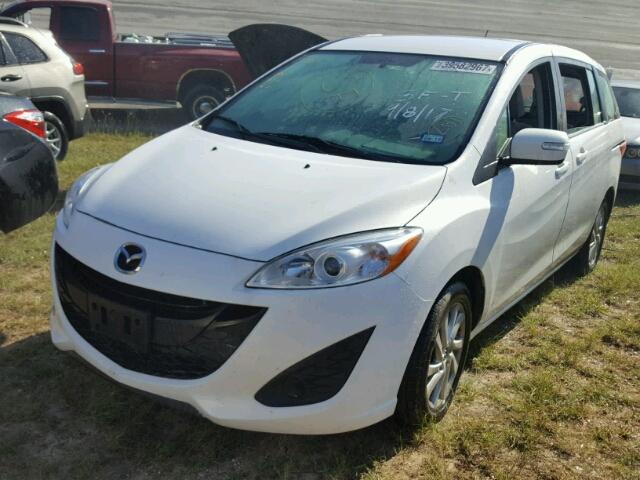 JM1CW2BL6F0181449 - 2015 MAZDA 5 WHITE photo 2