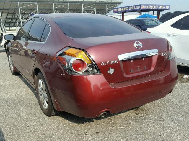 1N4AL2AP3CN442030 - 2012 NISSAN ALTIMA BAS MAROON photo 3