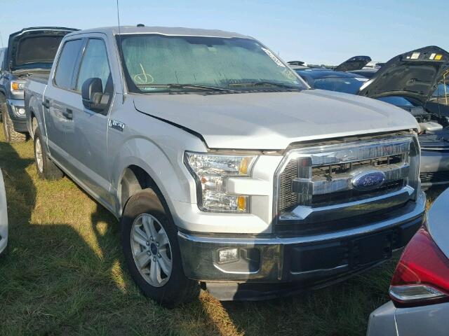 1FTEW1CF4GKD25694 - 2016 FORD F150 SUPER SILVER photo 1