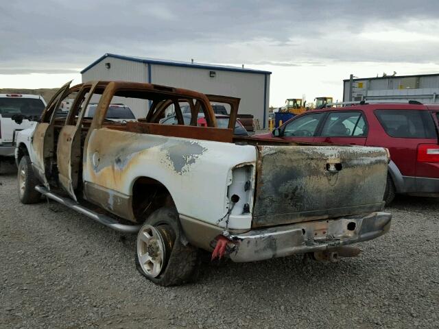 3D7KS28A98G211304 - 2008 DODGE RAM 2500 S WHITE photo 3