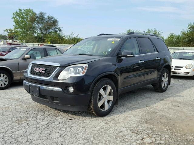 1GKKRRED1BJ204645 - 2011 GMC ACADIA SLT შავი ფოტო 2