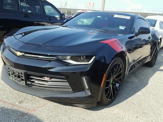 1G1FB1RS2G0177912 - 2016 CHEVROLET CAMARO LT BLACK photo 2