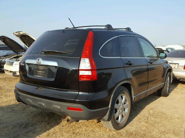 JHLRE38767C034158 - 2007 HONDA CR-V BLACK photo 4