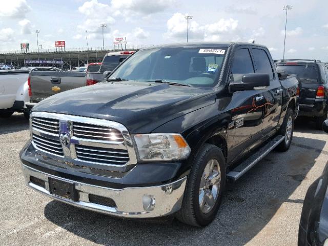 1C6RR6LT7ES403868 - 2014 RAM 1500 SLT BLACK photo 2