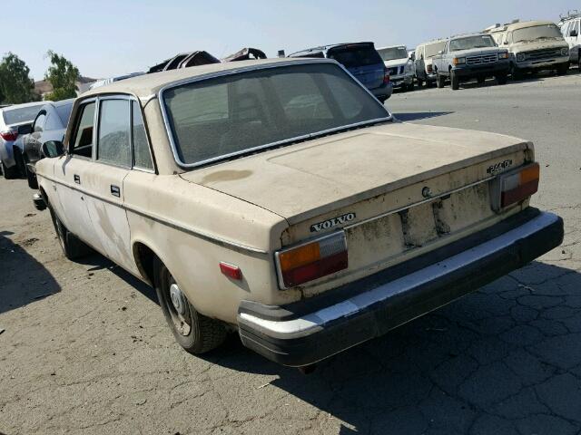 VC24445H1213212 - 1977 VOLVO 244 DL BEIGE photo 3