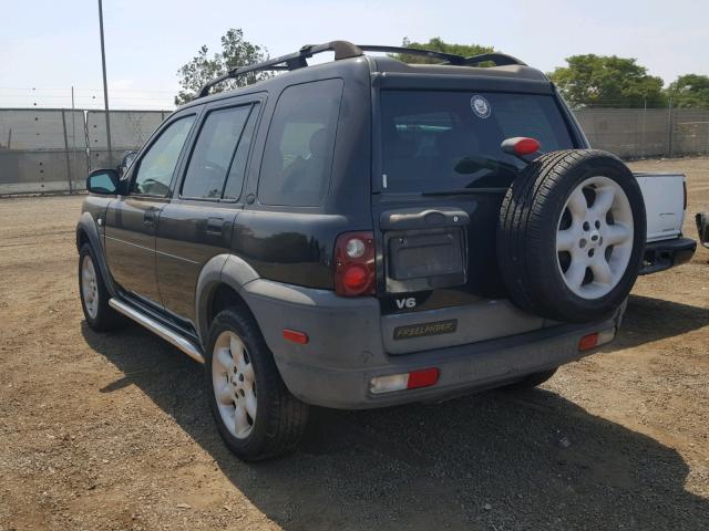 SALNY22202A366636 - 2002 LAND ROVER FREELANDER BLACK photo 3